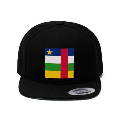 CENTRAL AFRICAN Unisex Flat Bill Hat