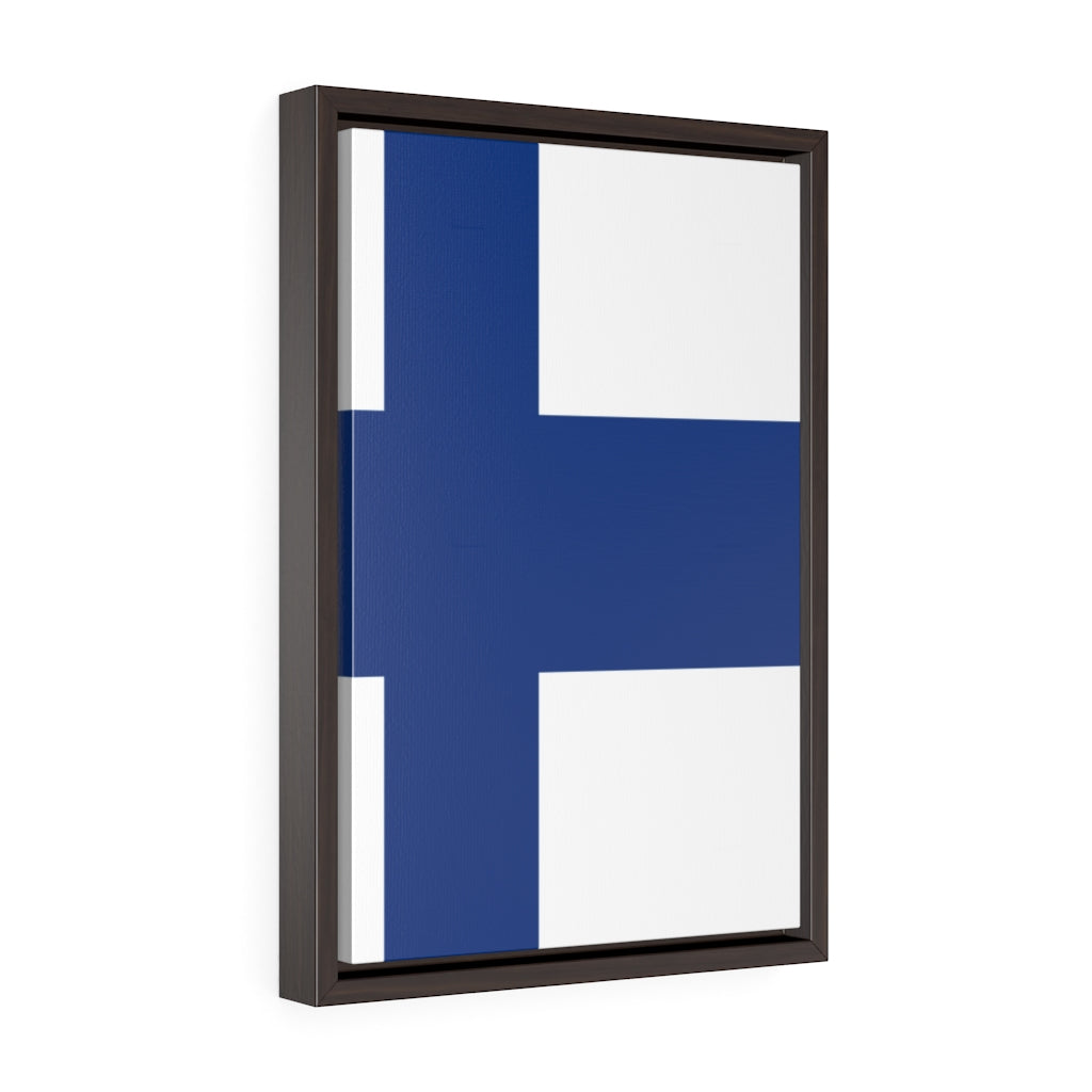 FINLAND Vertical Framed Premium Gallery Wrap Canvas