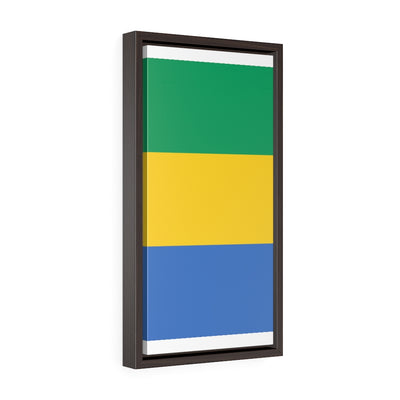 GABON Vertical Framed Premium Gallery Wrap Canvas