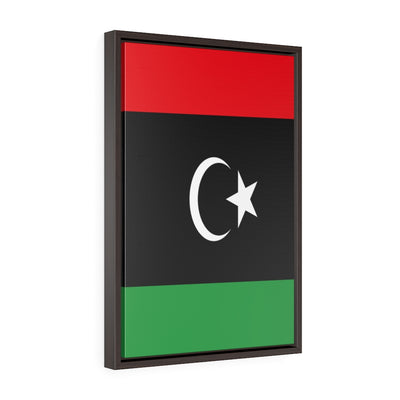 LIBYA Vertical Framed Premium Gallery Wrap Canvas