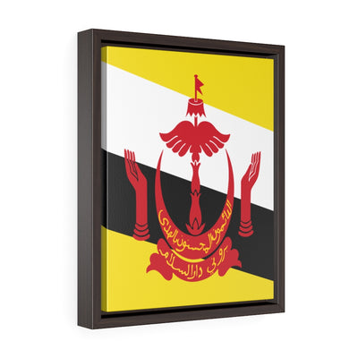 BRUNEI Vertical Framed Premium Gallery Wrap Canvas