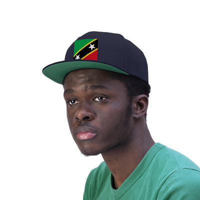 SAINT KITTS AND NEVIS Unisex Flat Bill Hat