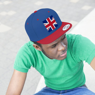 united kingdom Unisex Flat Bill Hat