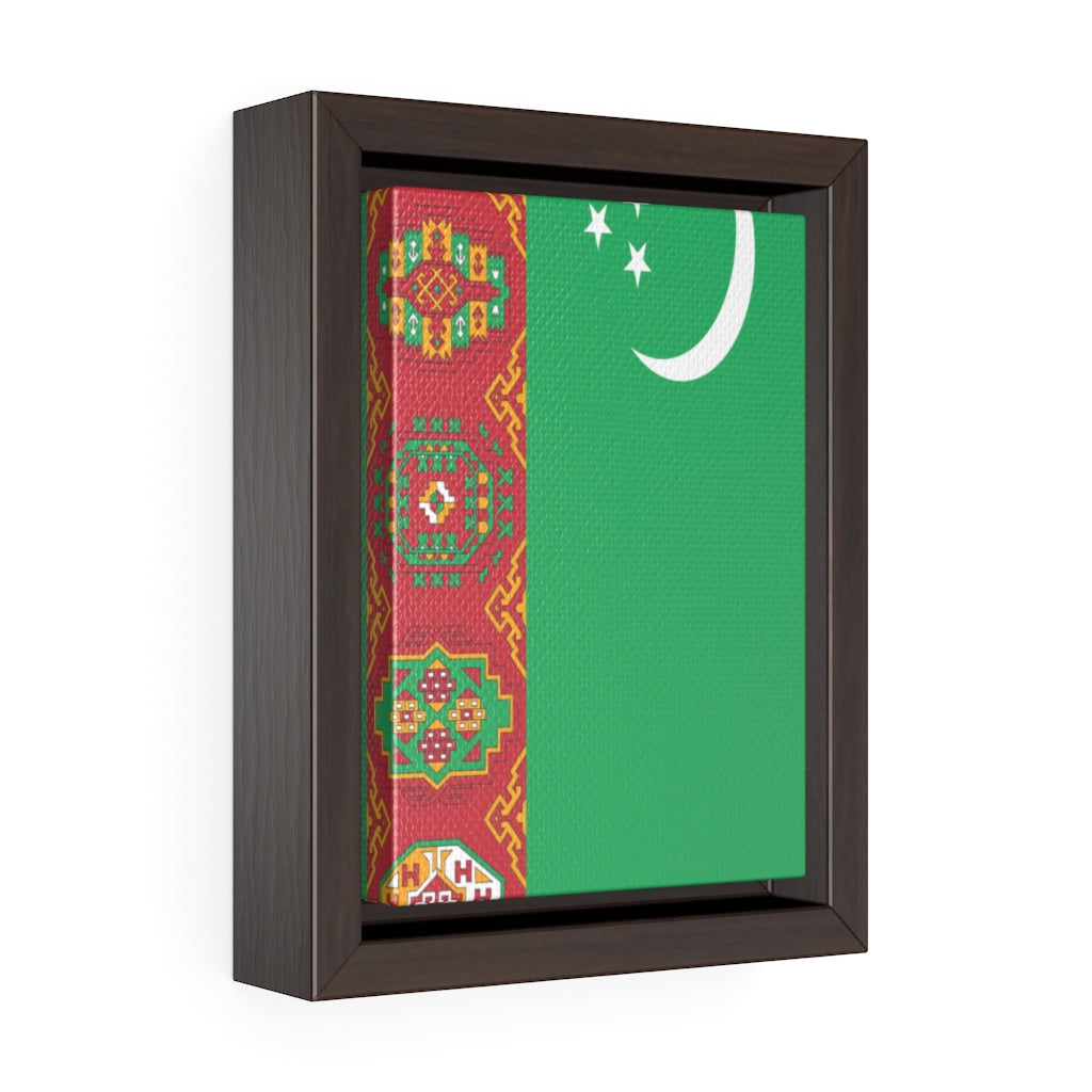 TURKMENISTAN Vertical Framed Premium Gallery Wrap Canvas