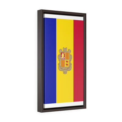 ANDORRA Vertical Framed Premium Gallery Wrap Canvas