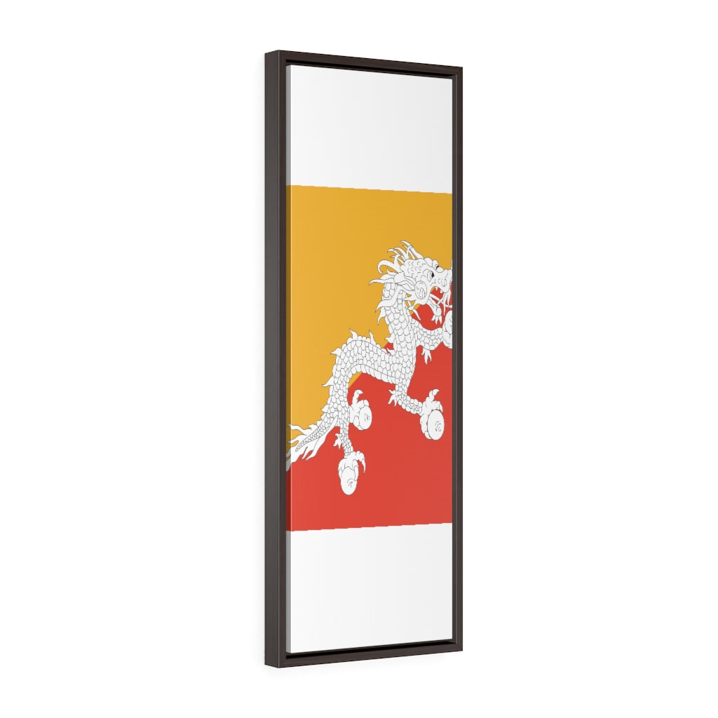 BHUTAN Vertical Framed Premium Gallery Wrap Canvas