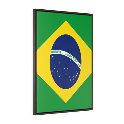 BRAZIL Vertical Framed Premium Gallery Wrap Canvas