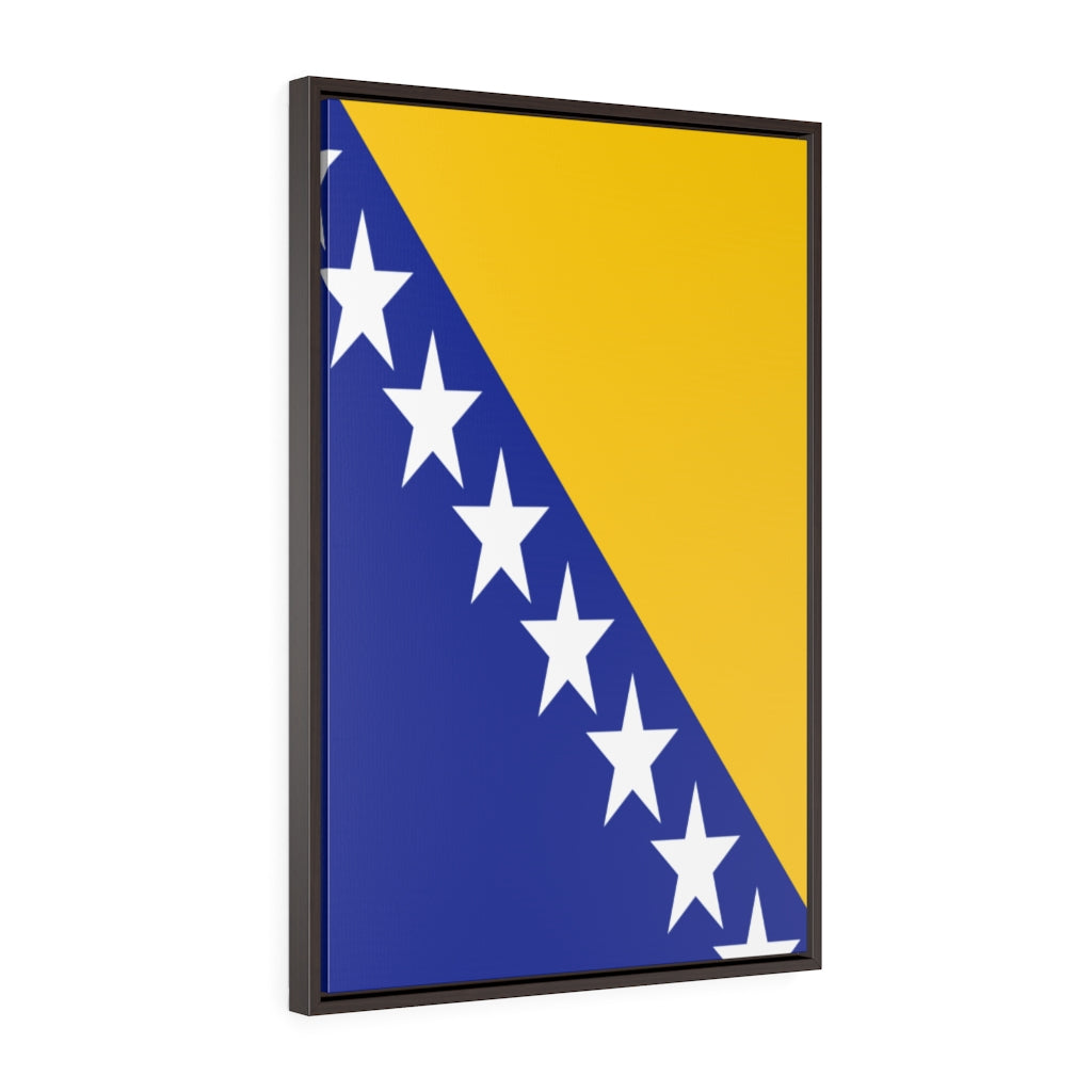 BOSNIA AND HERZEGOVINA Vertical Framed Premium Gallery Wrap Canvas