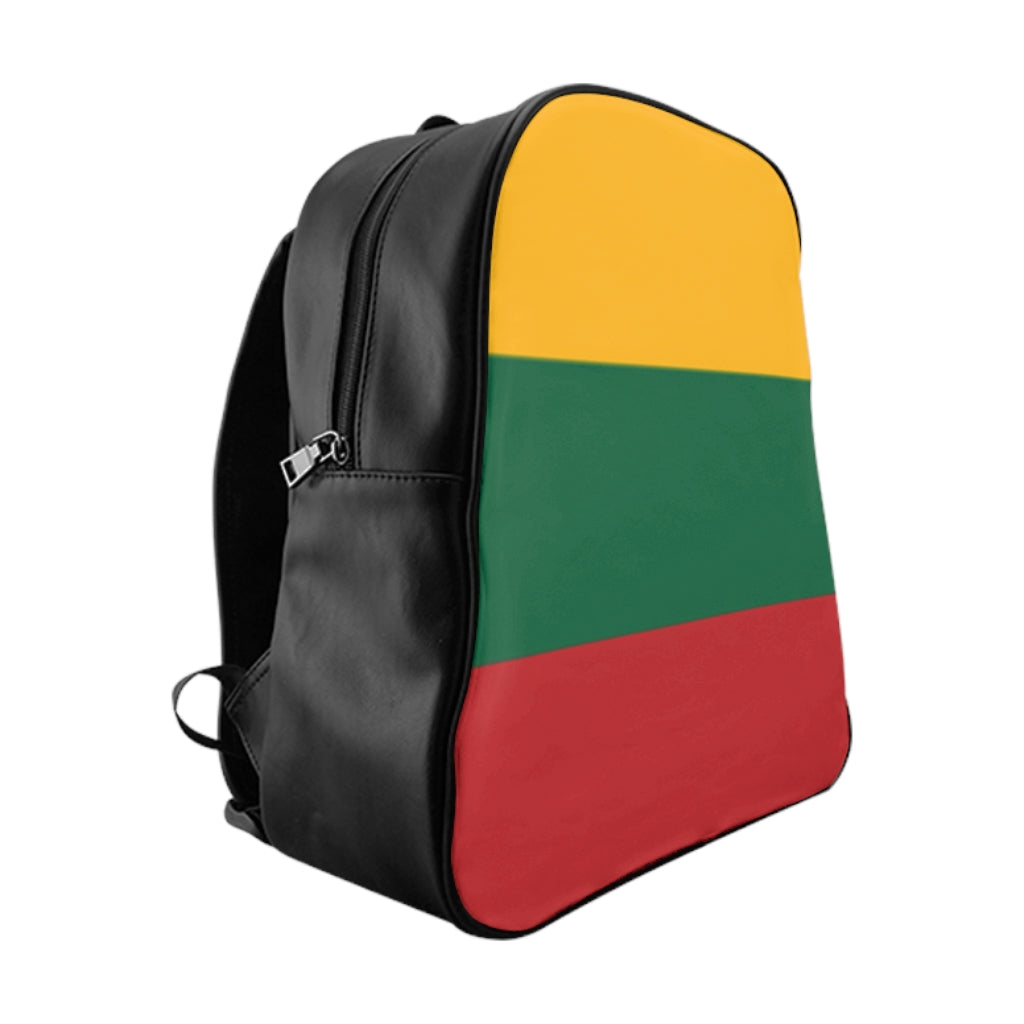 LITHUANIA FLAG School Backpack