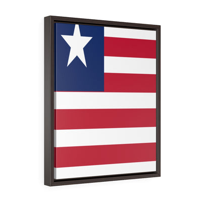 LIBERIA Vertical Framed Premium Gallery Wrap Canvas