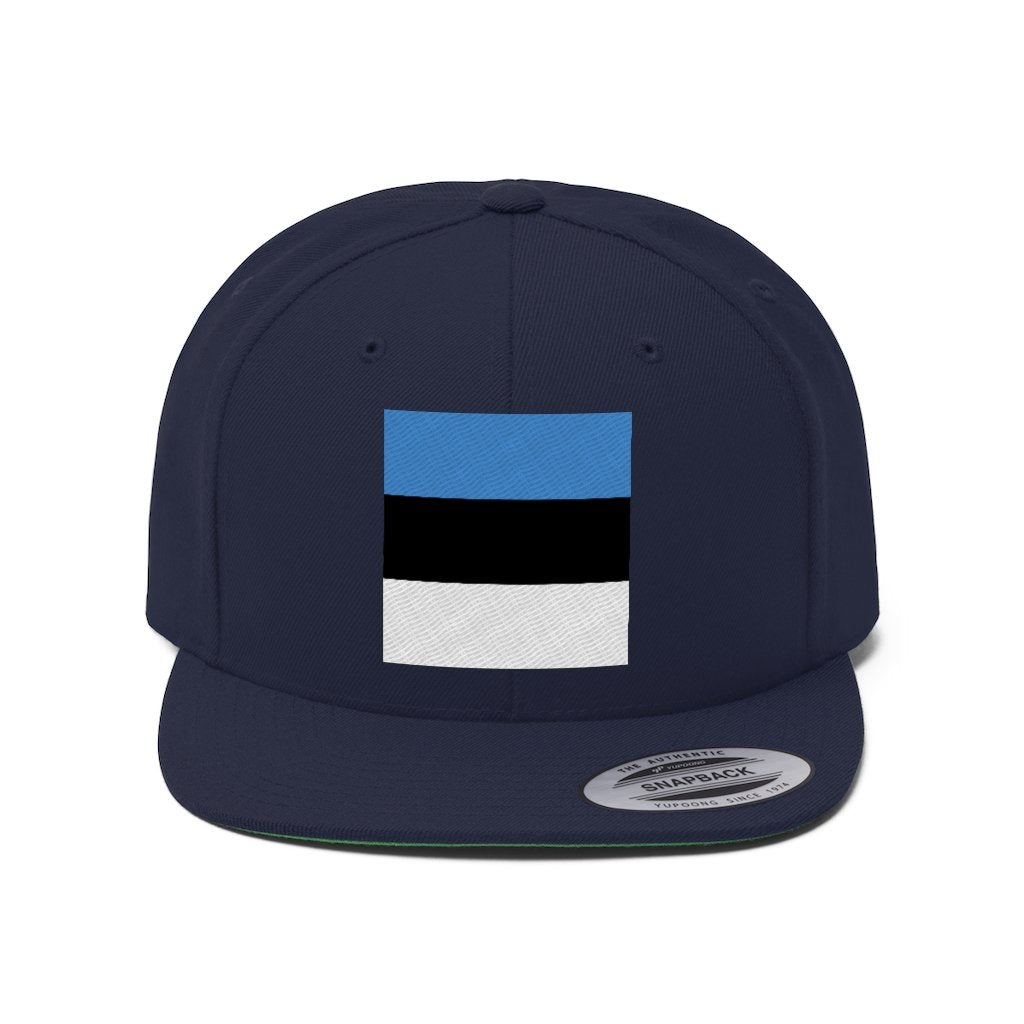 ESTONIA Unisex Flat Bill Hat