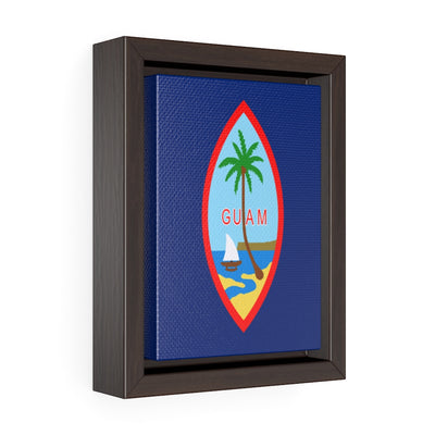 GUAM Vertical Framed Premium Gallery Wrap Canvas