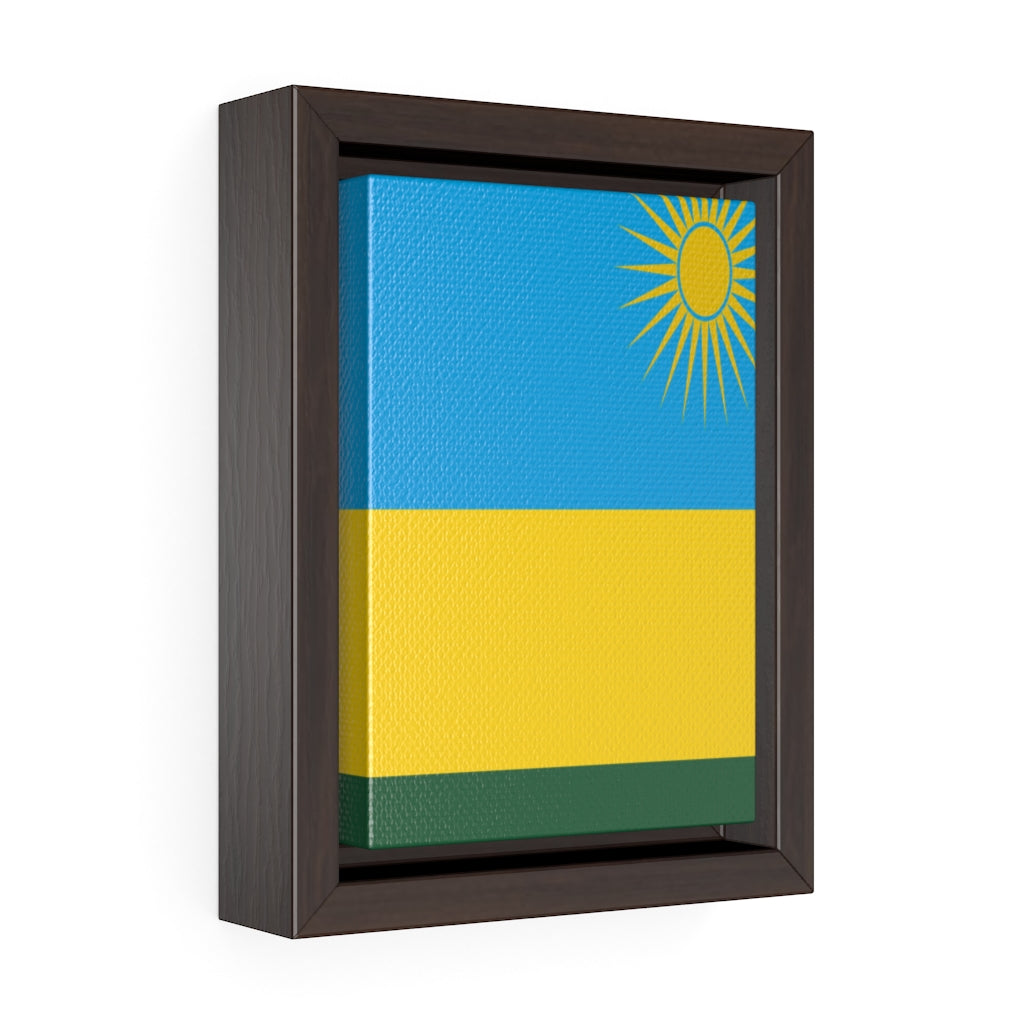 RWANDA Vertical Framed Premium Gallery Wrap Canvas