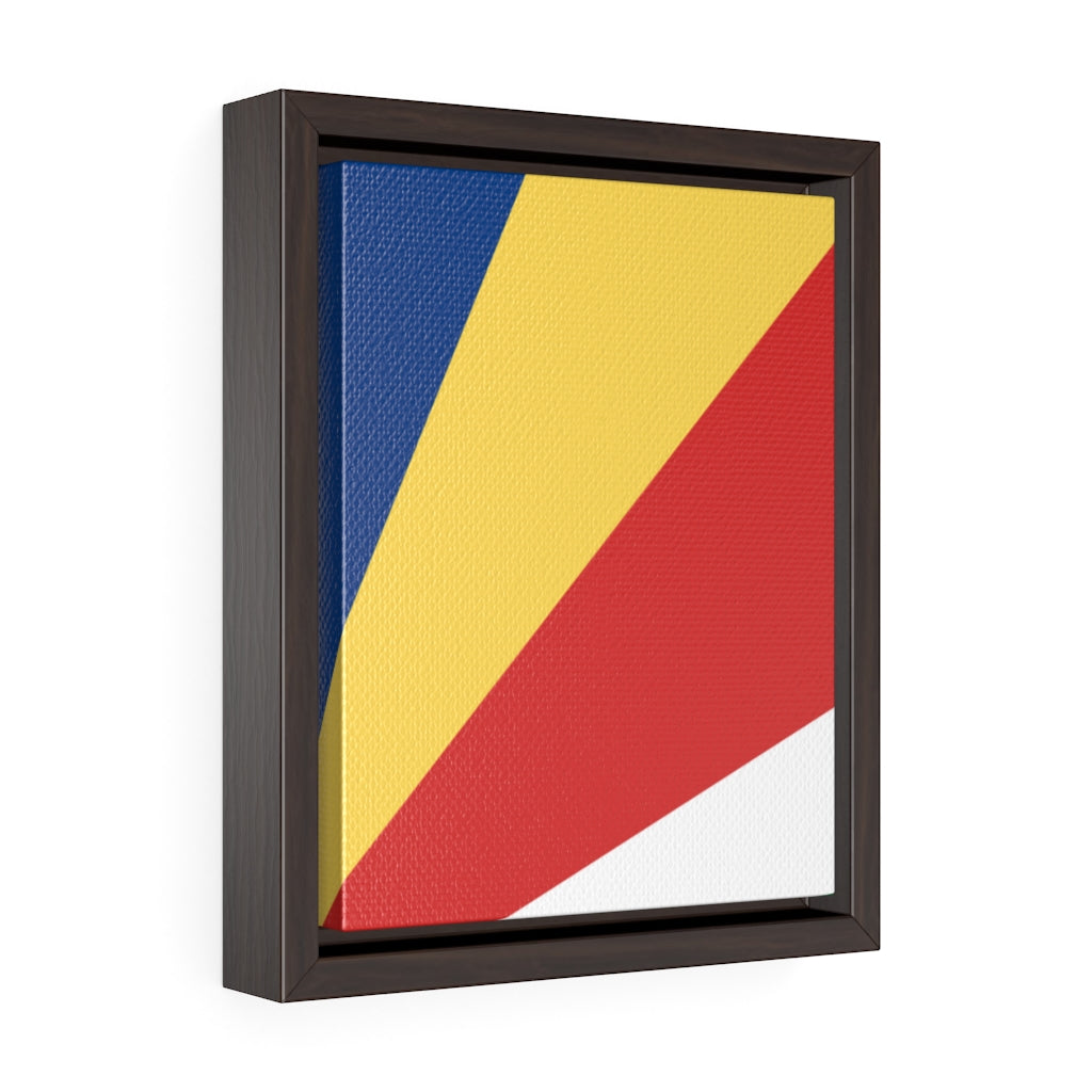 SEYCHELLES Vertical Framed Premium Gallery Wrap Canvas