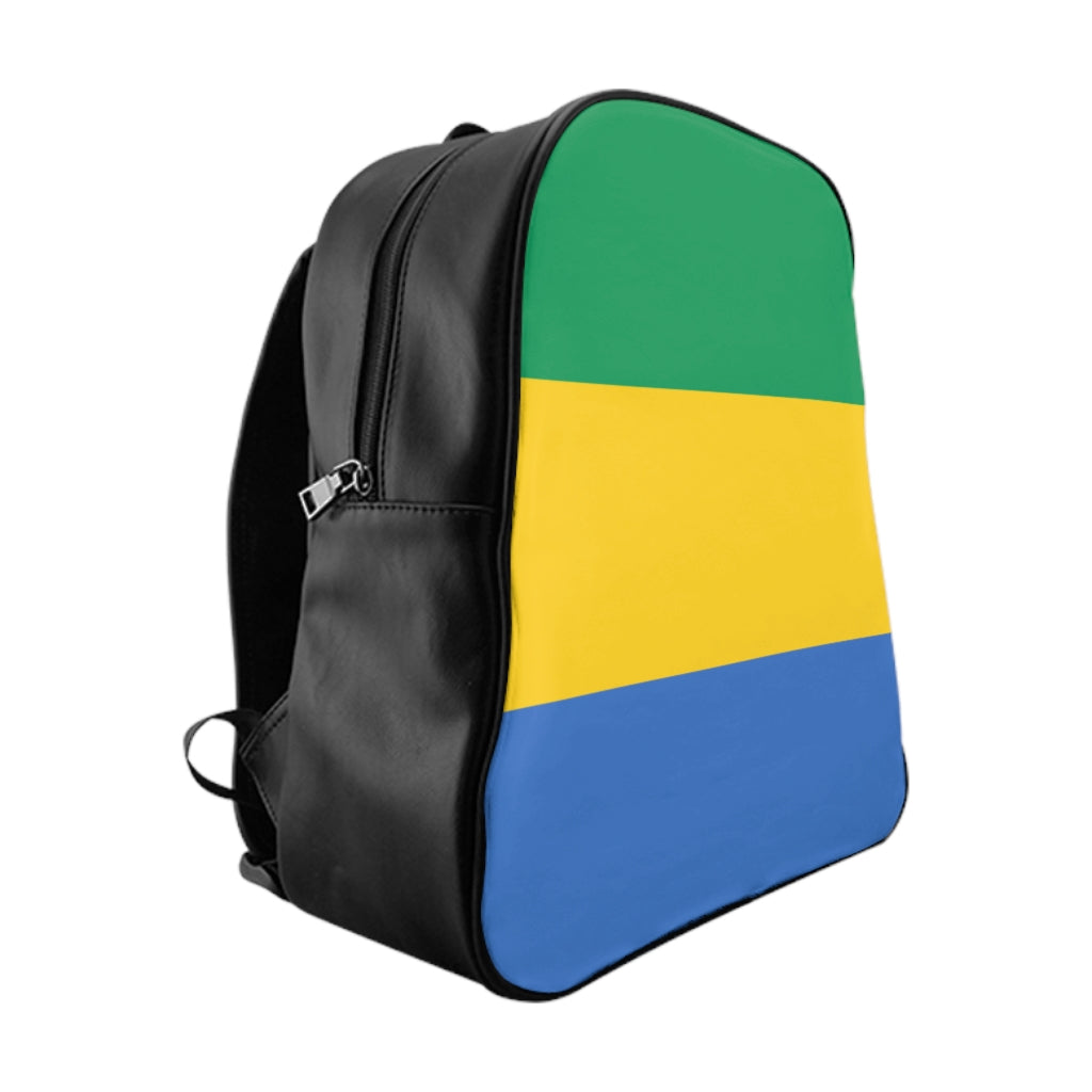 GABON FLAG School Backpack