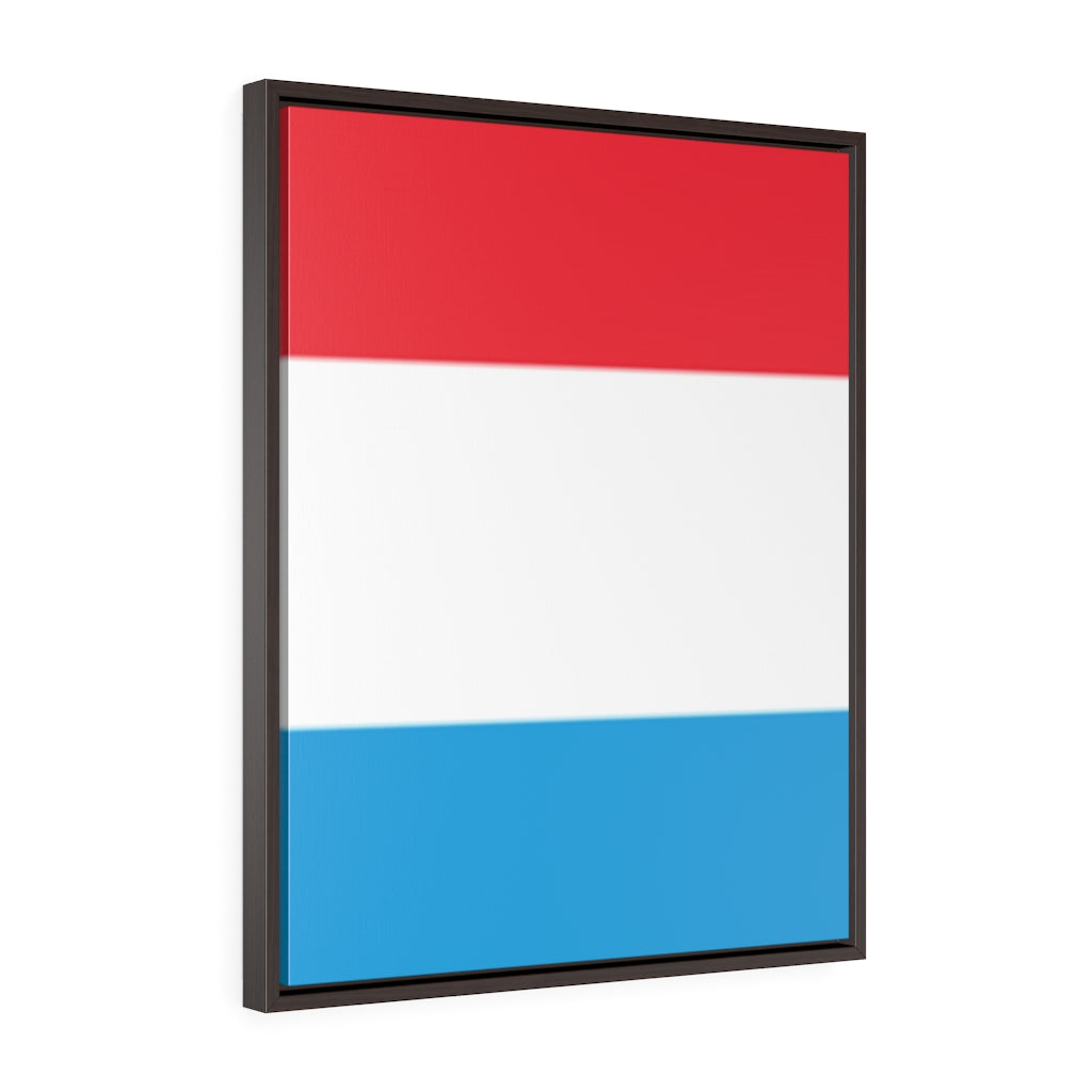 LUXEMBOURG Vertical Framed Premium Gallery Wrap Canvas