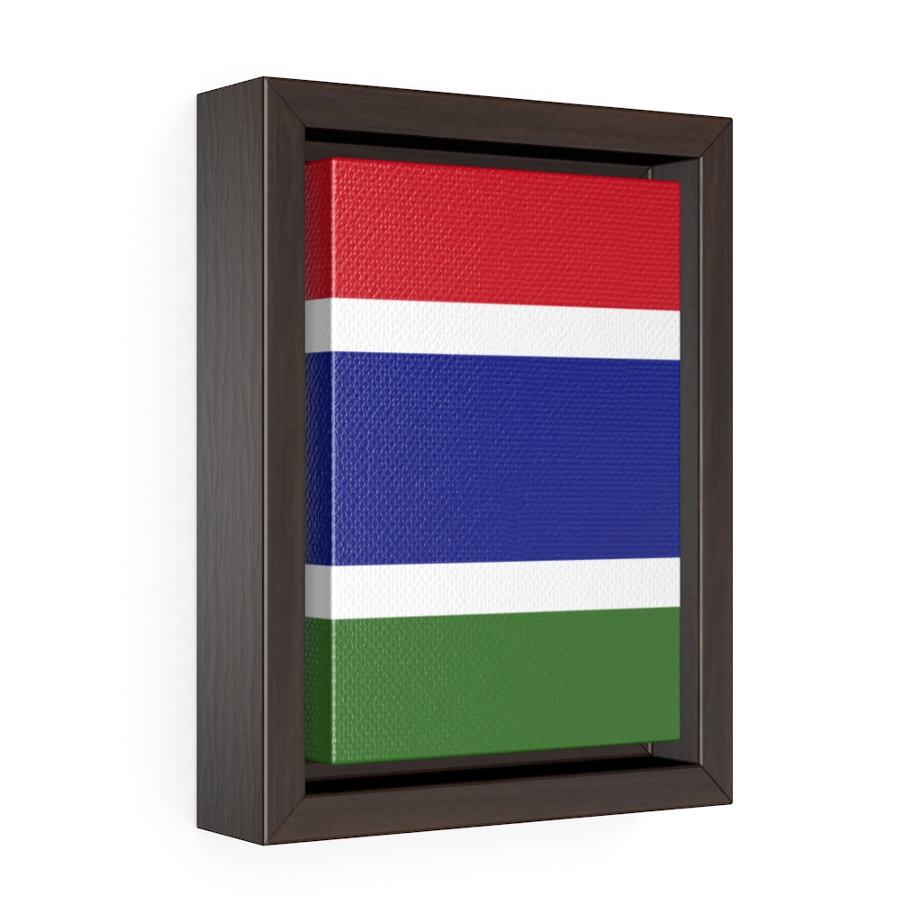 GAMBIA Vertical Framed Premium Gallery Wrap Canvas