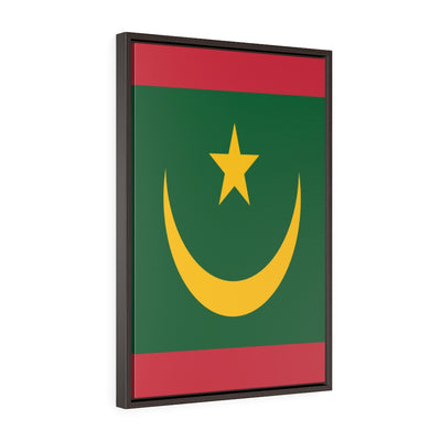 MAURITANIA Vertical Framed Premium Gallery Wrap Canvas