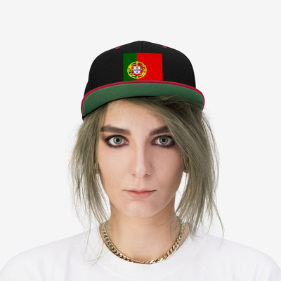 Portugal Unisex Flat Bill Hat