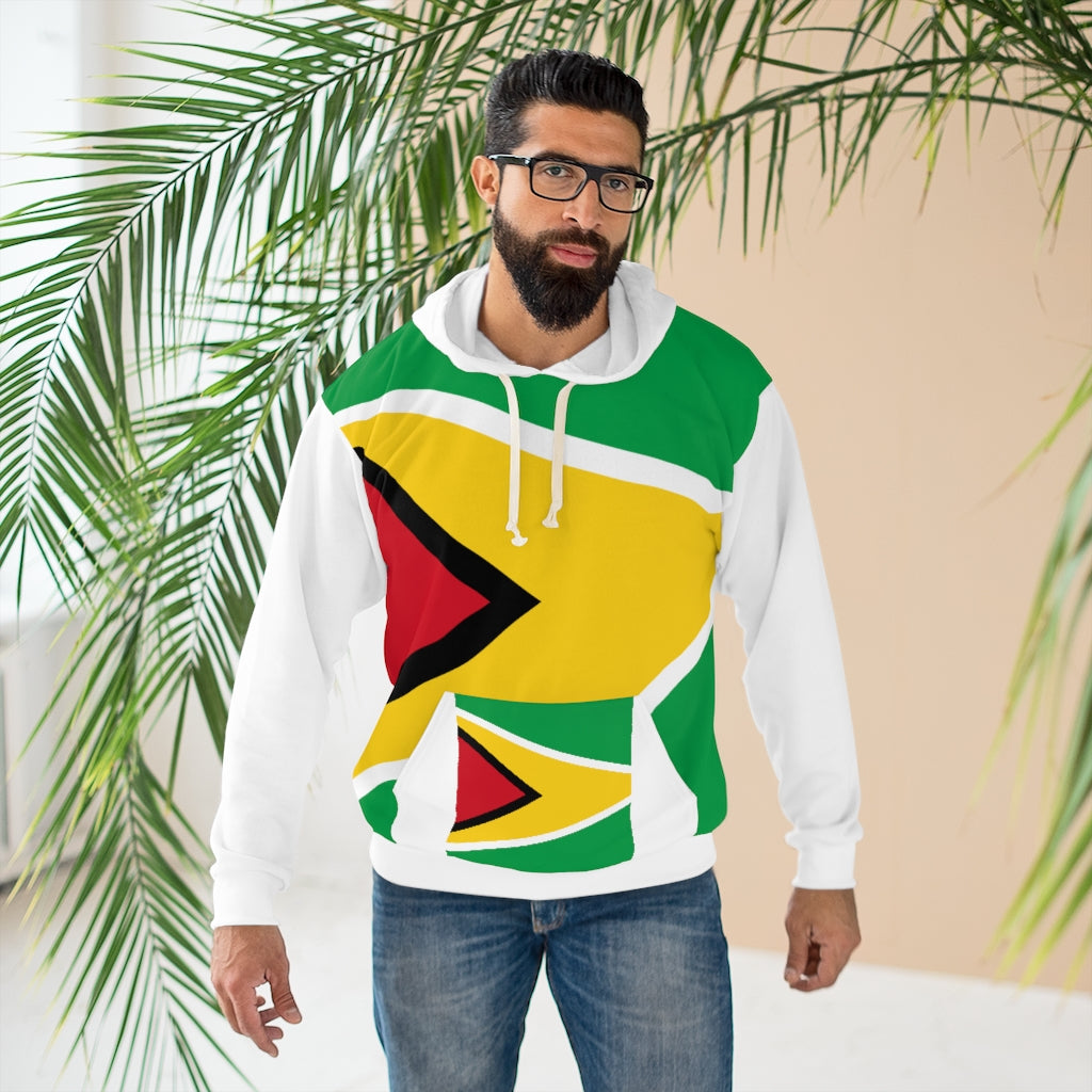 Guyana AOP Unisex Pullover Hoodie