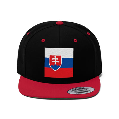 SLOVAKIA Unisex Flat Bill Hat