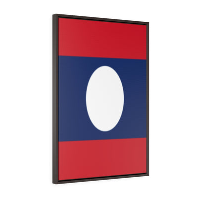 LAOS Vertical Framed Premium Gallery Wrap Canvas