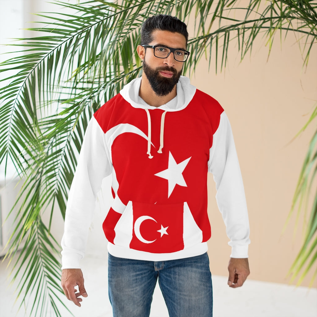 TURKEY AOP Unisex Pullover Hoodie