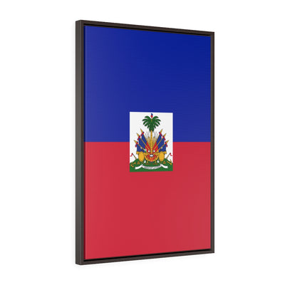 HAITI Vertical Framed Premium Gallery Wrap Canvas