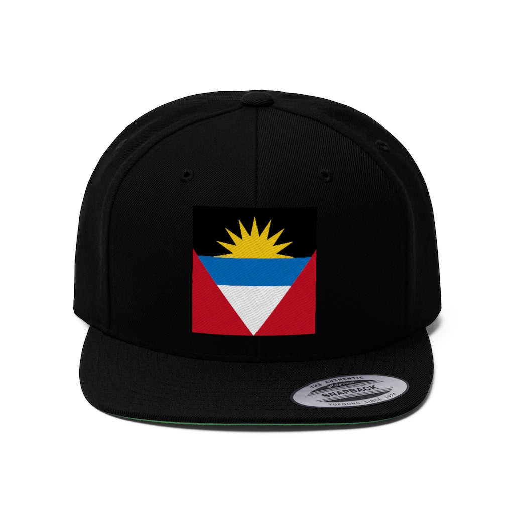 ANTIGUA AND BARBUDA Unisex Flat Bill Hat