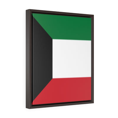 KUWAIT Vertical Framed Premium Gallery Wrap Canvas