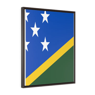 SOLOMON ISLANDS Vertical Framed Premium Gallery Wrap Canvas