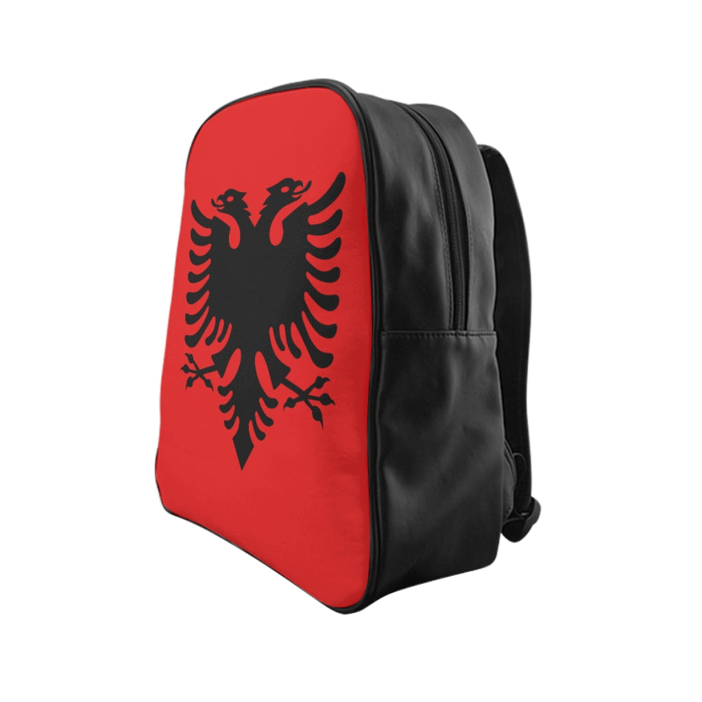 ALBANIA FLAG School Backpack