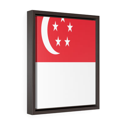 SINGAPORE Vertical Framed Premium Gallery Wrap Canvas