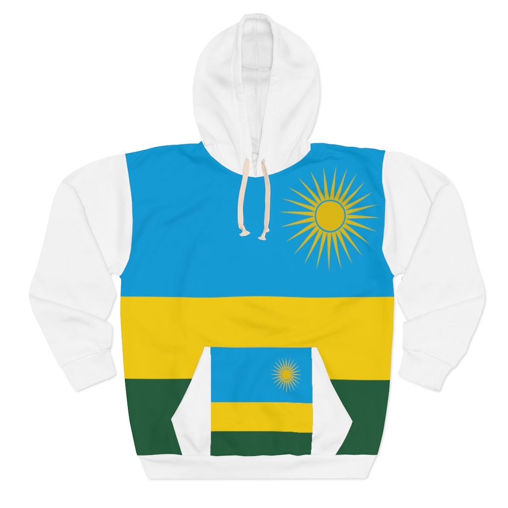 RWANDA AOP Unisex Pullover Hoodie