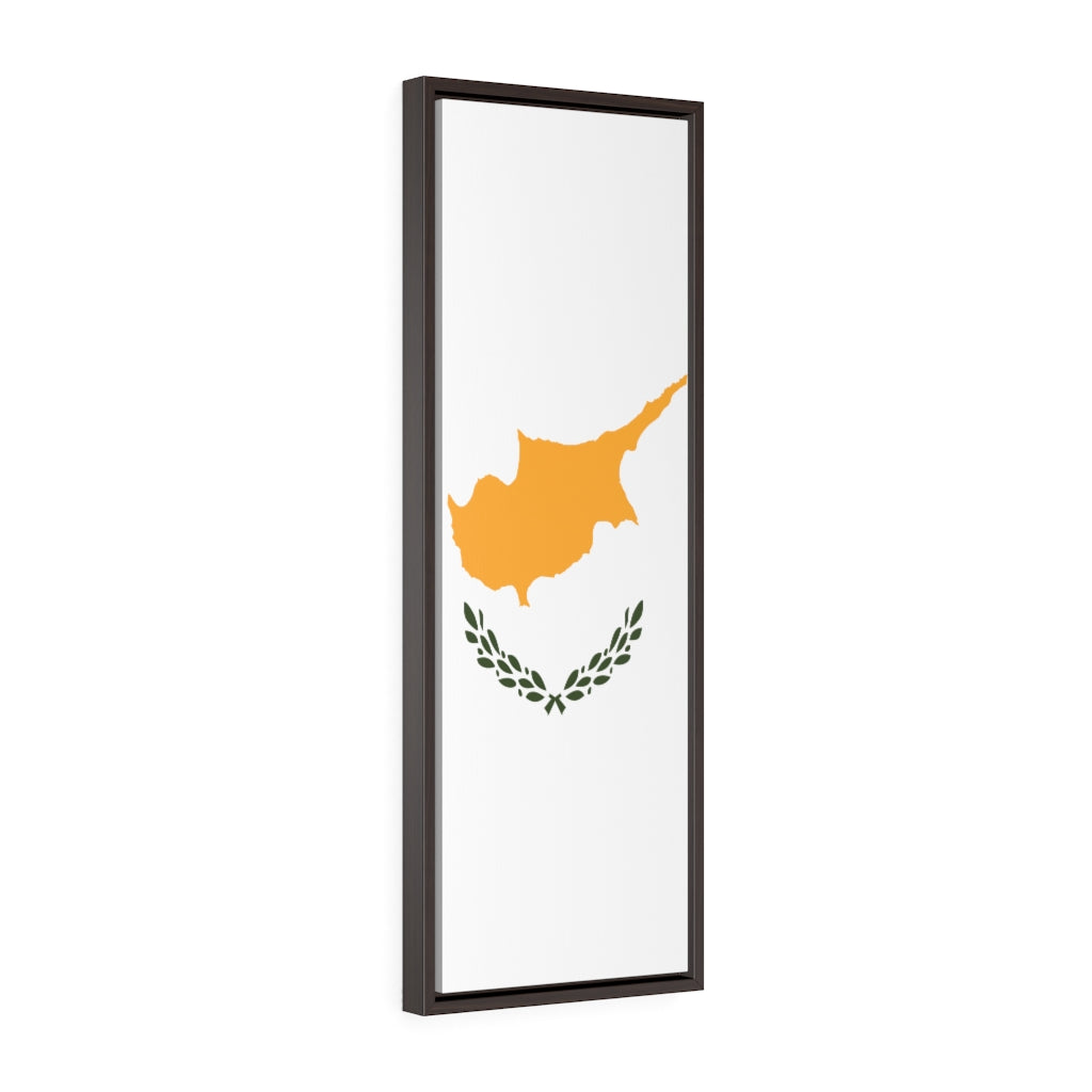 CYPRUS Vertical Framed Premium Gallery Wrap Canvas