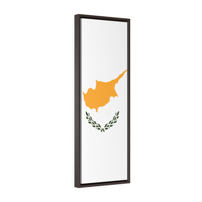 CYPRUS Vertical Framed Premium Gallery Wrap Canvas