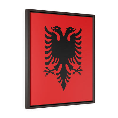 ALBANIA Vertical Framed Premium Gallery Wrap Canvas