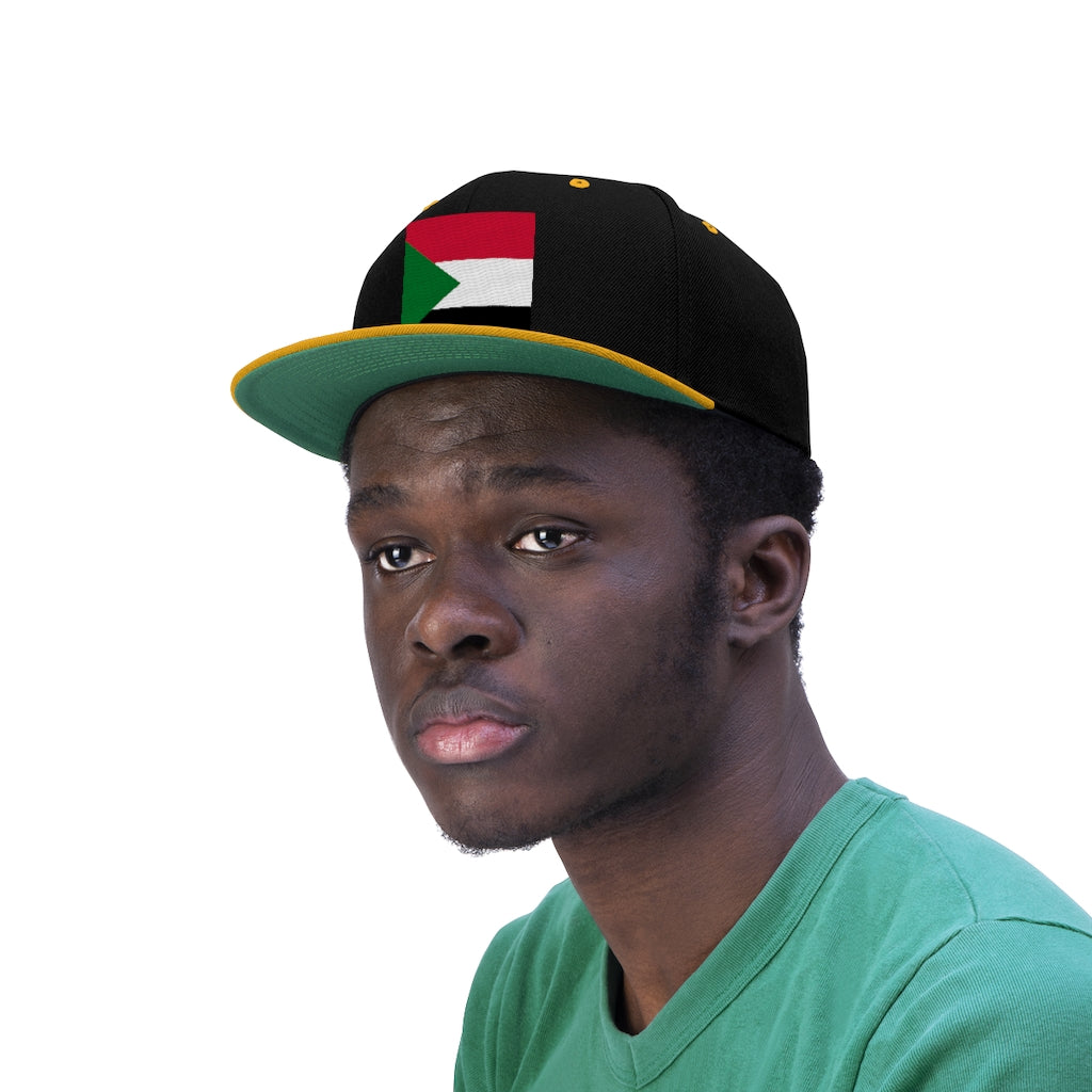 SUDAN Unisex Flat Bill Hat