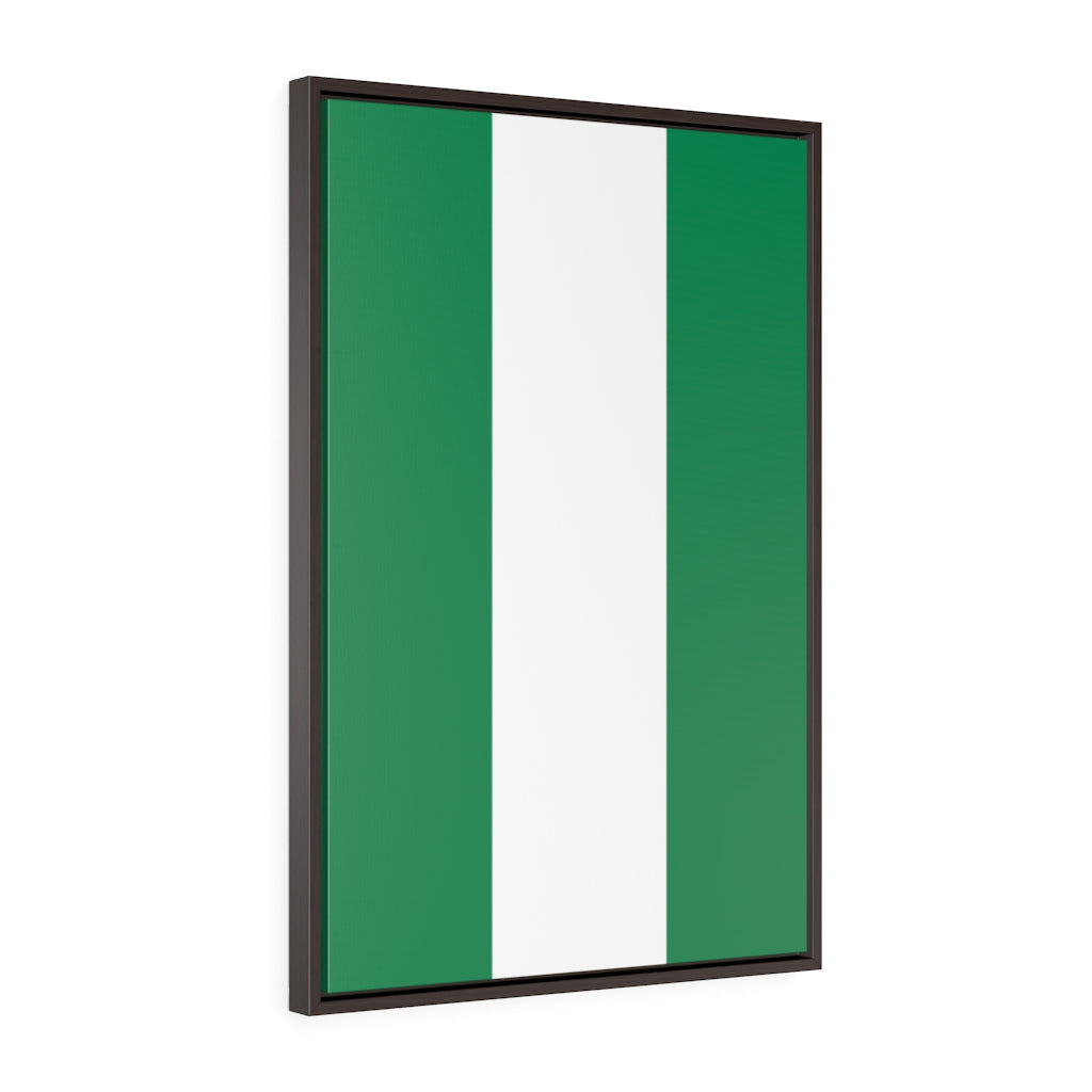 NIGERIA Vertical Framed Premium Gallery Wrap Canvas