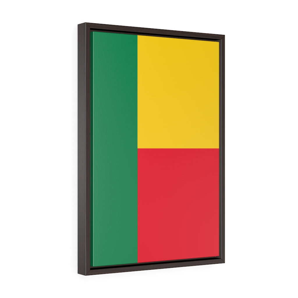 BENIN Vertical Framed Premium Gallery Wrap Canvas