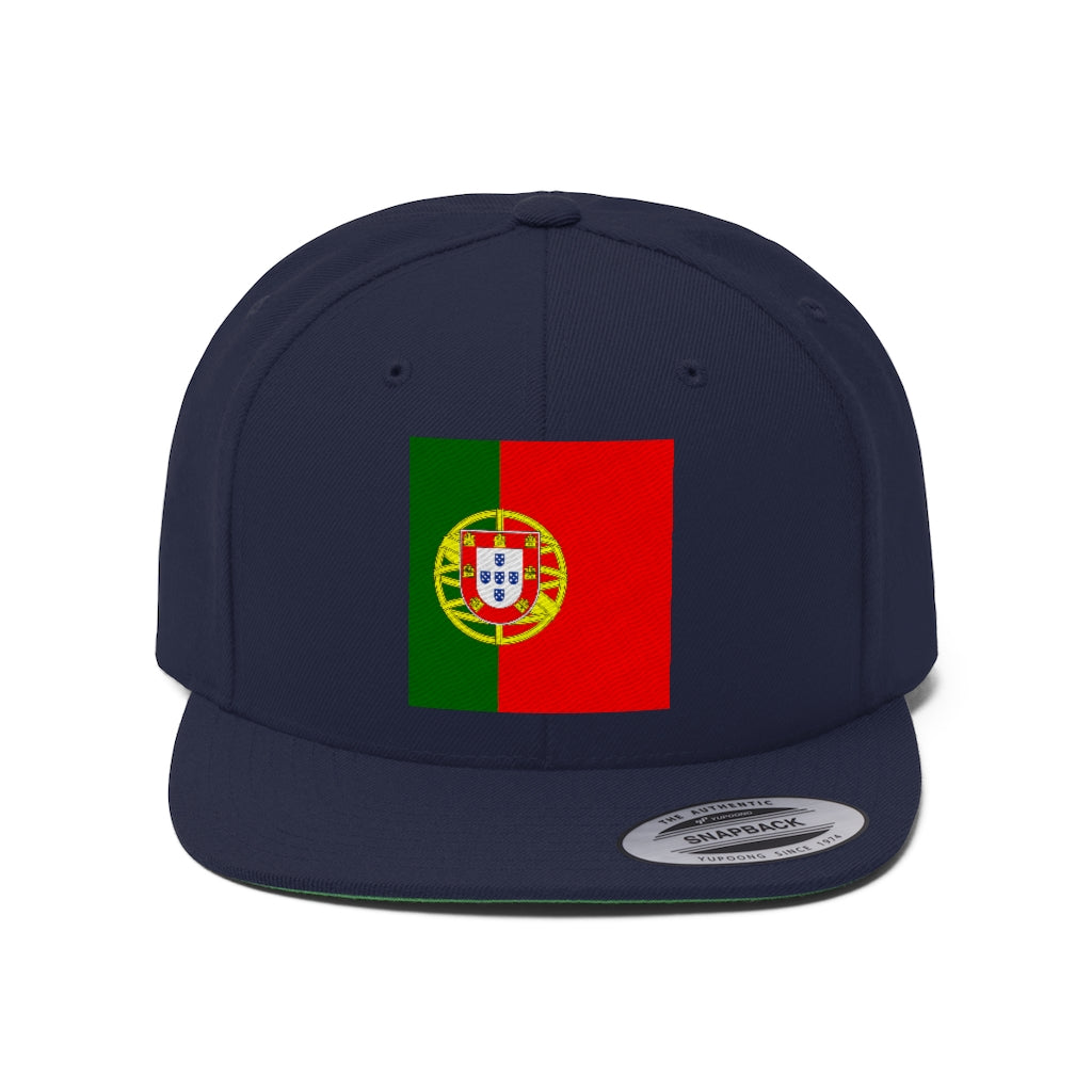 Portugal Unisex Flat Bill Hat