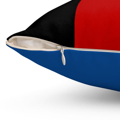 Afghanistan flag Spun Polyester Square Pillow