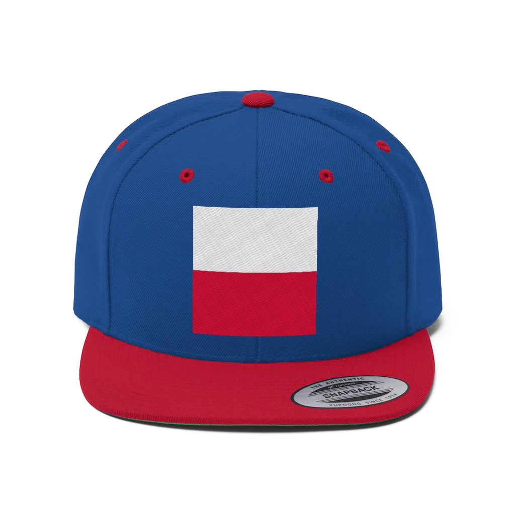 POLAND Unisex Flat Bill Hat