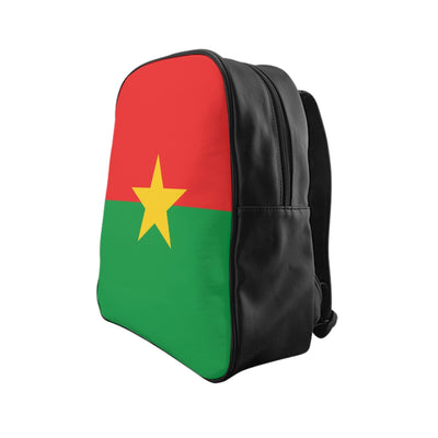 BURKINA FASO FLAG School Backpack