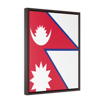 NEPAL Vertical Framed Premium Gallery Wrap Canvas