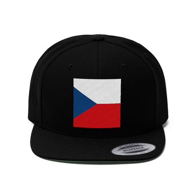 CZECH REPUBLIC Unisex Flat Bill Hat