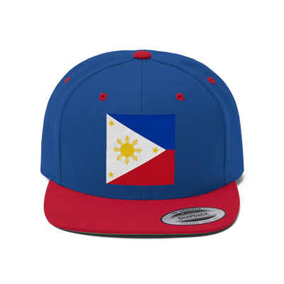 Philippines Unisex Flat Bill Hat