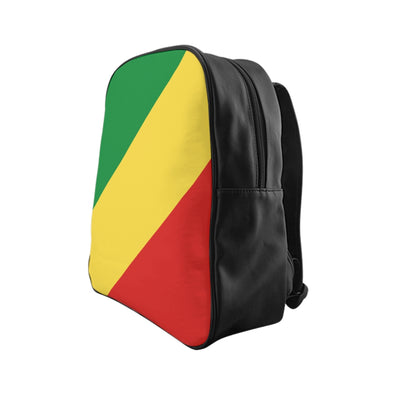 CONGO REPUBLIC FLAG School Backpack