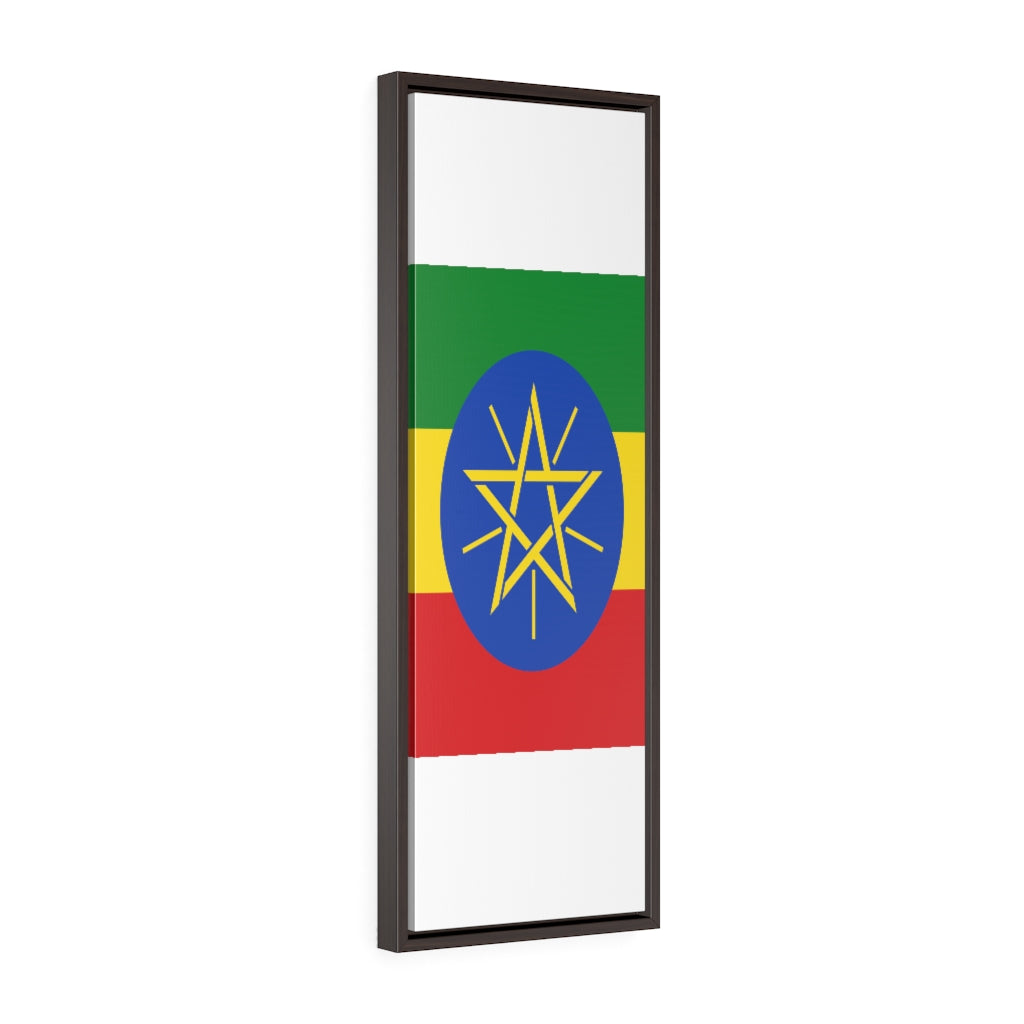 ETHIOPIA Vertical Framed Premium Gallery Wrap Canvas