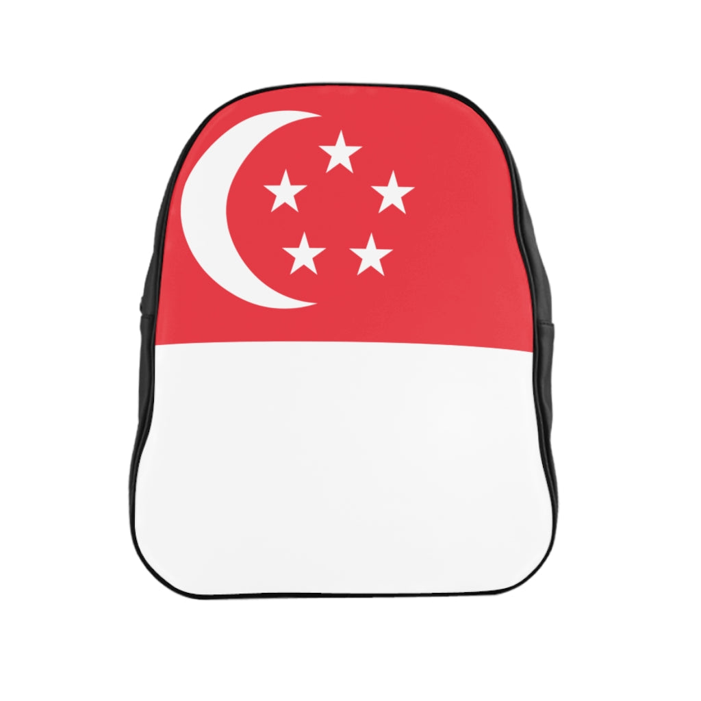 SINGAPORE FLAG School Backpack